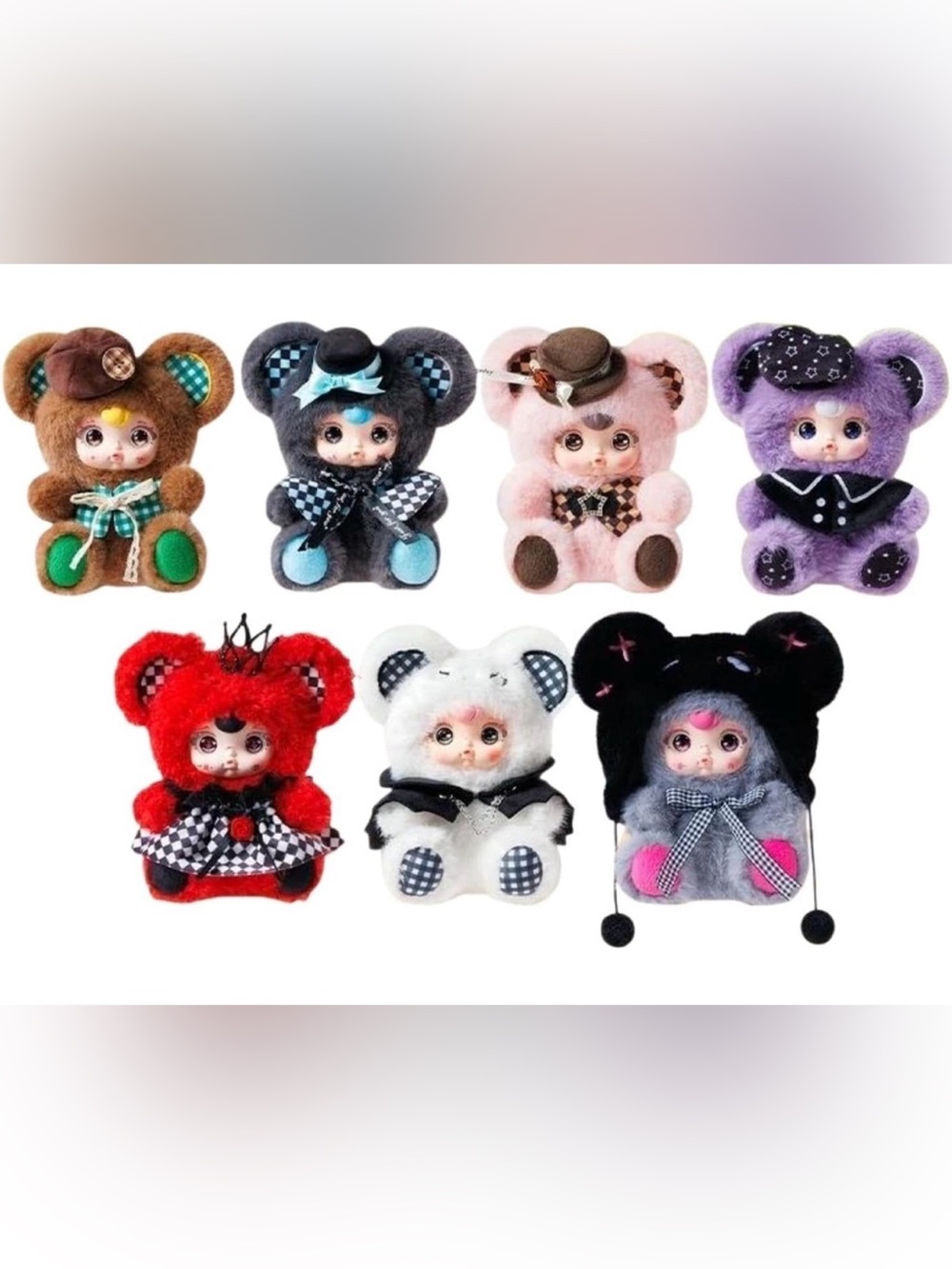 YAMSLAM Yumi Mido Bear Club Blind Box Vinyl Plush Doll Mystery Figure - Picture 2 of 8